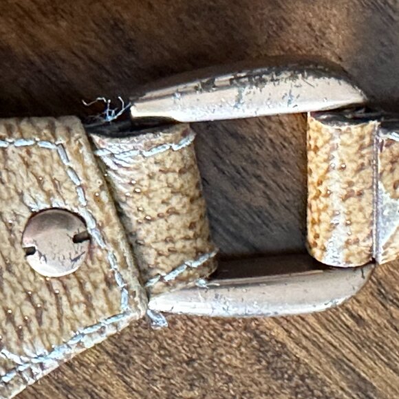 Gucci | GG Monogram Brown and Tan Canvas and Leather Nailhead Jackie Bardot Bag - Picture 9 of 13